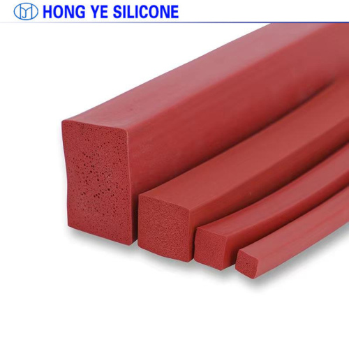 Foamed Silicone Sealing Strips for Flat Round Shapes