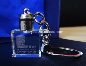 Personalized ENGRAVED crystal LED keychain MH-YS0457