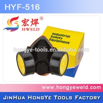 half face double filter pvc gas mask
