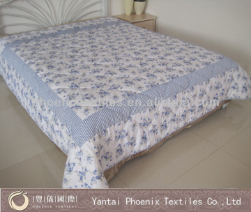 polyester printed patchwork quilted bedding