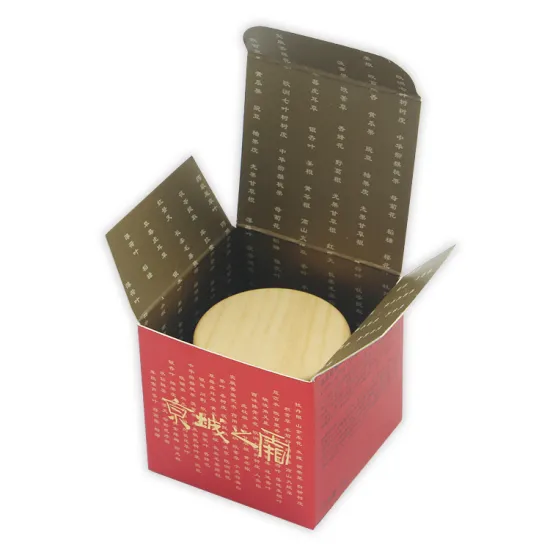 Biodegradable square paper box coating oil-proof packaging