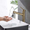 360 degree turn pull out brass sink faucet