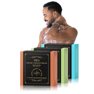 New Arrival Men's Perfumed Soap: Long-Lasting Scent for Cleansing and Shaving