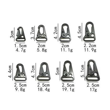 Wholesale Matt Black Hawk Metal Zinc Alloy Backpack with Bird Mouth Buckle for Outdoor Activities