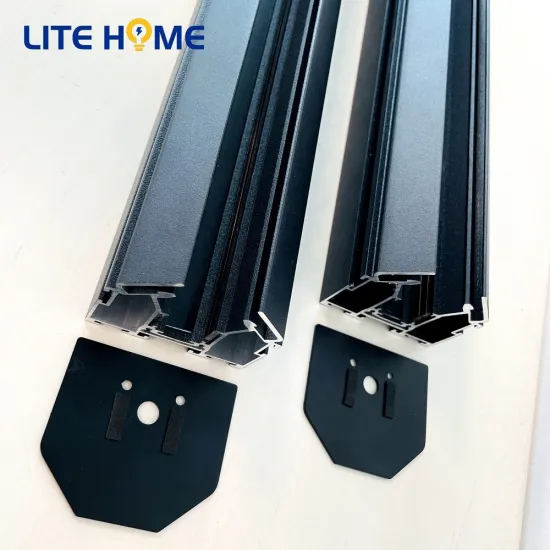 Magnetic Rail System for Stretching Ceiling: Black or White