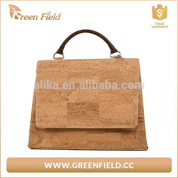 Green Field Latest Natural Cork fabric Vegan Tote Bags