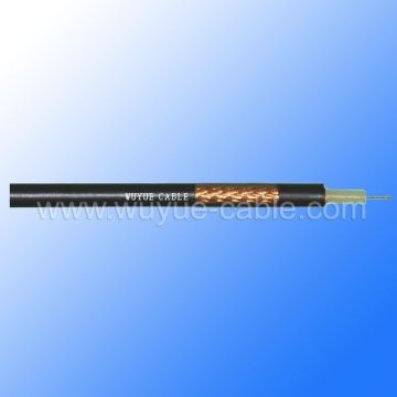 RG58U coaxial cable (50 ohm-Solid PE-Black)
