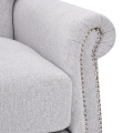 Tufted accent chair living room leisure chair with armrest