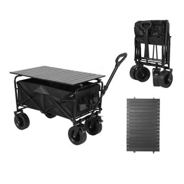 Portable Stainless Steel Folding Camping Cart for Picnics and Road Trips