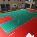 Outdoor-Basketballplatz --- ineinandergreifende Sportboden