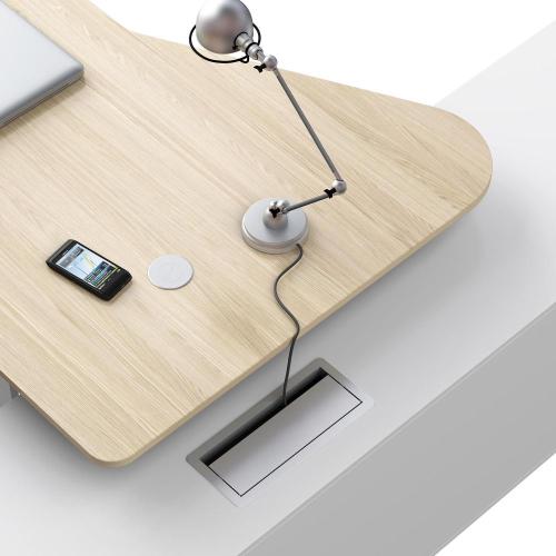 Modern Office Furniture Office Table with Steel Legs