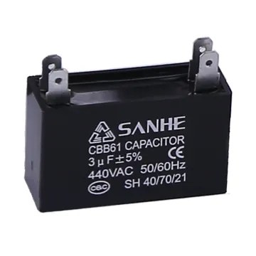 CBB61 Capacitors for Air Conditioners: 1.2uF at 450Vac, 16uF at 250Vac, and 20uF at 250Vac Models