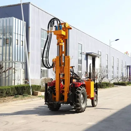 Mini Man Tractor Mounted DTH Water Well Drilling Rig for Sale