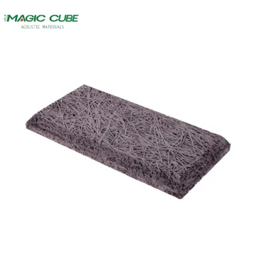 Building material sound absorption wood wool panel