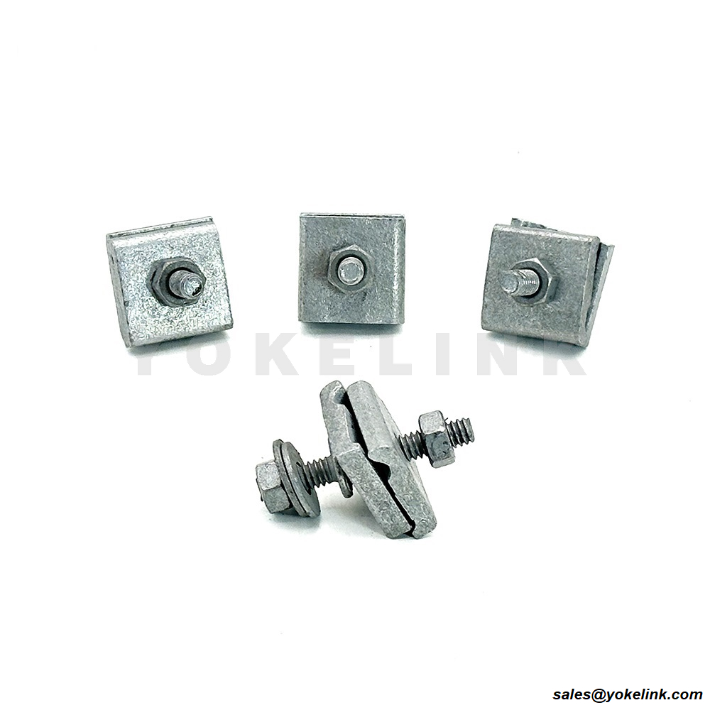 Drop Harware 1/4-7/16 инча Скоба за закрепваща тел E/D Тип Поцинкована