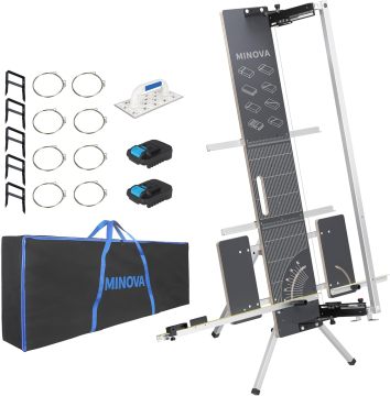 EU Warehouse MINOVA Styrofoam Cutting Machine 3D with Batteriekonverter for MKT AKKU