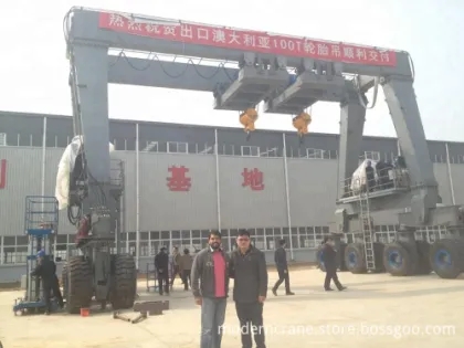 Hydraulic Rubber Crane Tire Gantry Cranes Price