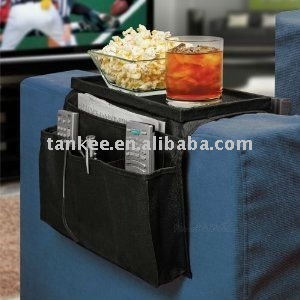 Guaranteed 100% oxford cloth 600D 6 Pocket Sofa Couch Arm Rest Organizer wholesale and retail