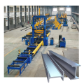 Assembling Welding Straightening Fabrication H Beam Line