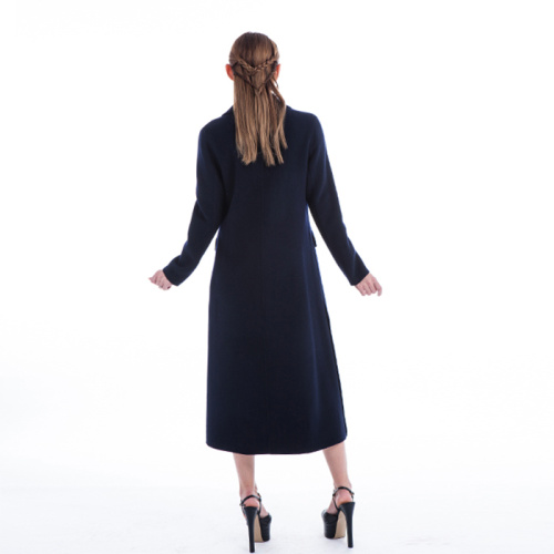 new styles long cashmere winter dress