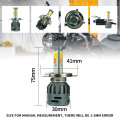 H4 30W 3200lm Motorcycle Headlight Front Light Bulb
