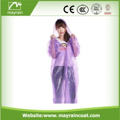 Raincoat PE Disposable Waterproof Raincoat