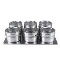 Magnetic Spice Jars Stainless