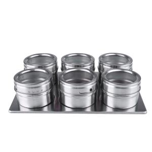 Magnetisk Spice Jars Stainless