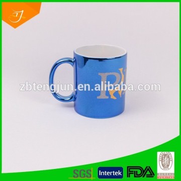 2016 Hot sale custom metal color ceramic mug