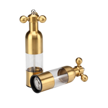 Gold Painting Salt And Pepper Grinder