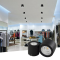 Downlight a LED montato sulla superficie della pannocchia di colore colore nero