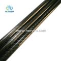 Screw thread roll wrapped carbon fiber tube pipe