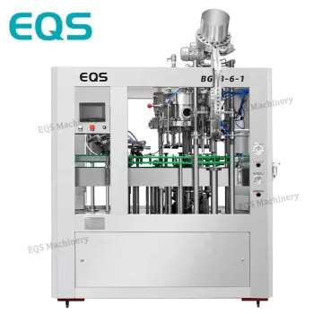 High Quality Small Scale Counter Pressure Glass Bottle Beer Filler