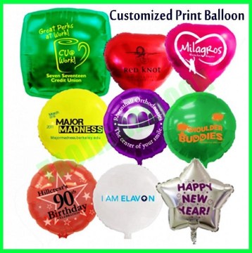 Customized Print Balloons for advertising