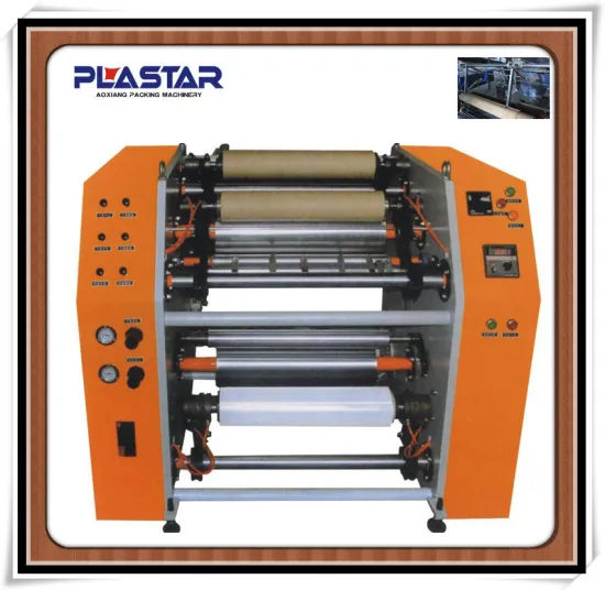 automatic aluminium foil rewinding machine