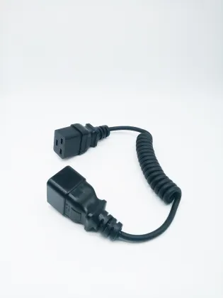 IEC 19 to IEC 20 extension power cord