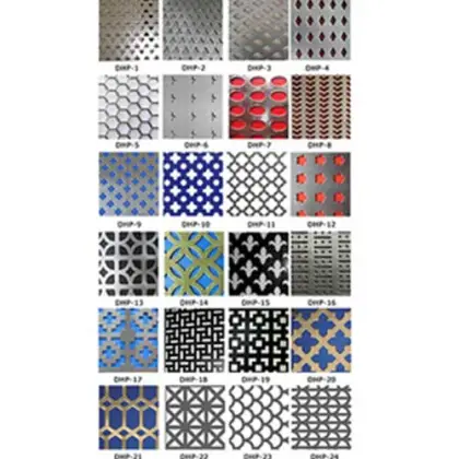 decoration Copper Sheet Perforated Metal Sheet