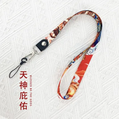 mobile phone lanyard can be adjusted diagonally across