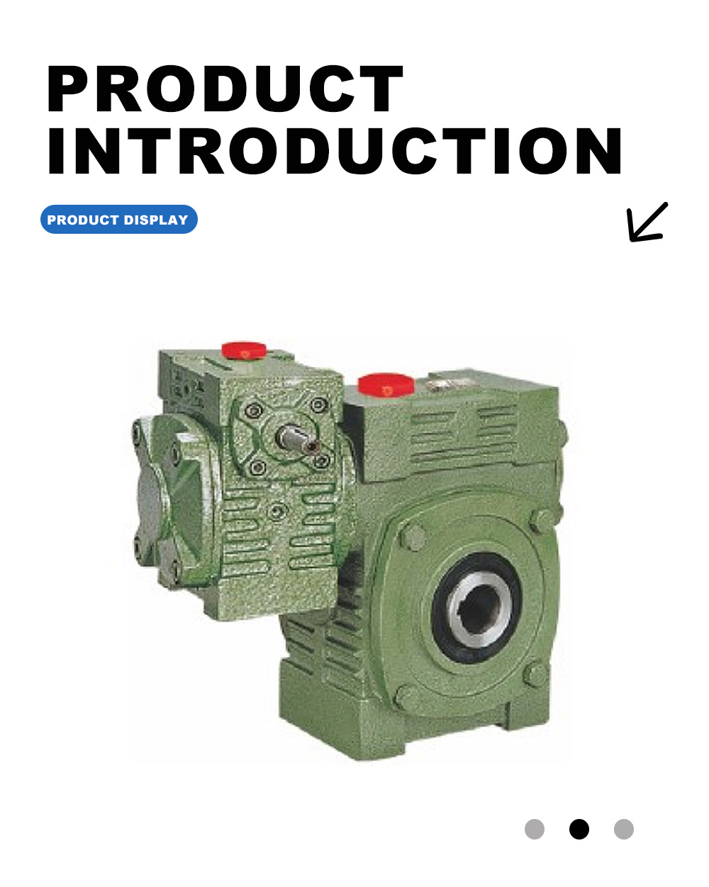 WPWEK Worm Gear Hollow Shaft Power Reducer X