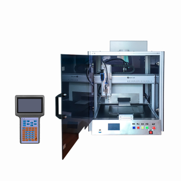 UV Glue Dispensing and LED Curing Machine with 250x200mm Curing Area