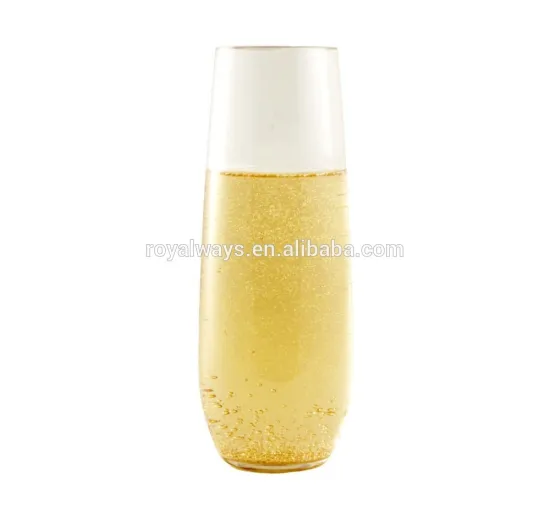 Newly Alibaba China Factory Unbreakable Stemless 8oz Champagne Glasses