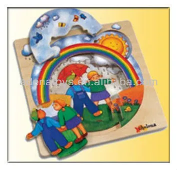 DIY Wooden Puzzle Paint Set WP3-1/1