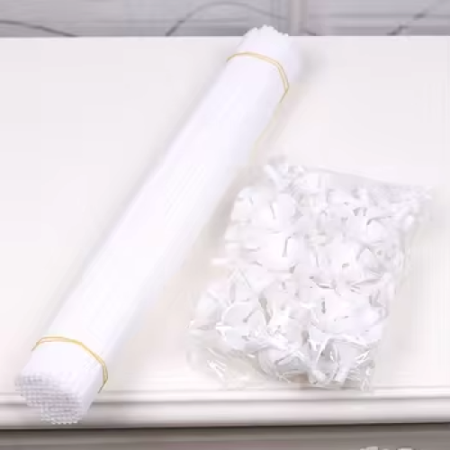 White Plastic Balloon Sticks and Cups