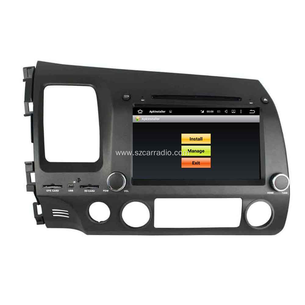 7.1.1 Android Car DVD Player For Honda CIVIC