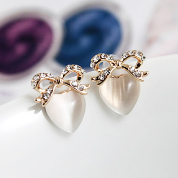 Agate cherry Stud Earring Attracting SE-11