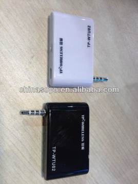 2.4GHz Hifi 3.5 Mm Plug Mini Transmitter and Receiver for Wireless Audio Application