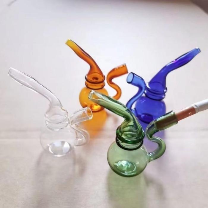 Colorido Vidroma de estampado Agua para fumar forma de fumar Hooká