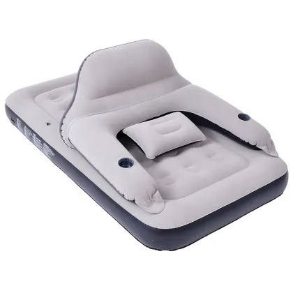 Inflatable Pool Float Lounge: Floating Water Bed for Camping and Beach Entertainment
