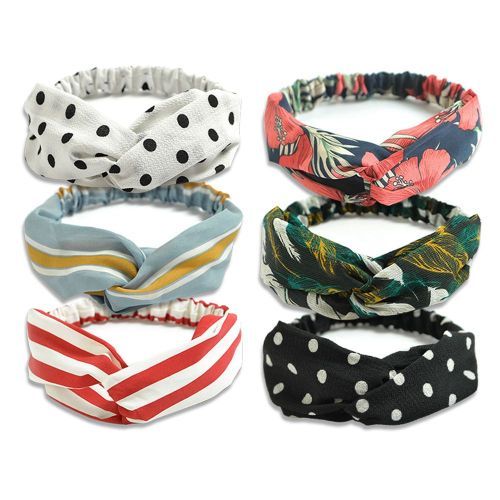 YouGa Vintage Headbands Women Elastic Headbands 6Packs