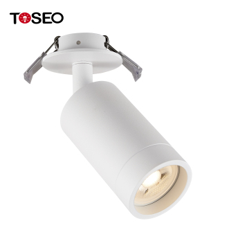 2-Year Warranty Surface-Mounted Black Natural Dimmable Recessed Downlight Spotlight Ceiling Lamp